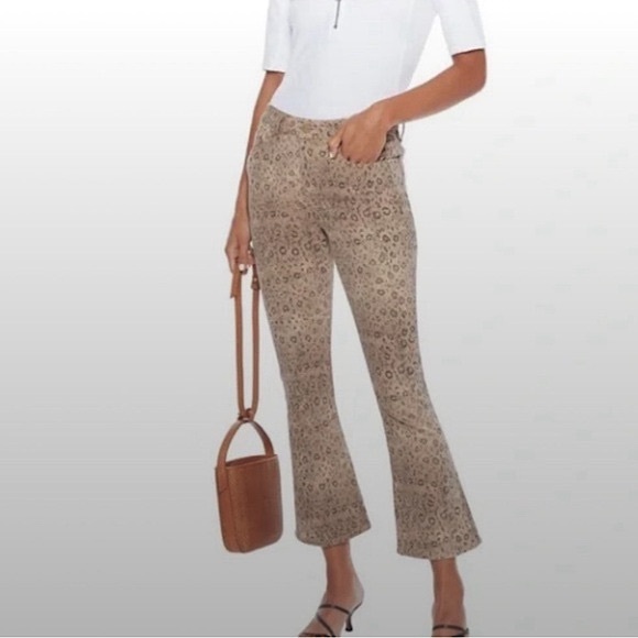 Frame Le Crop Mini Boot in python print - Picture 3 of 16